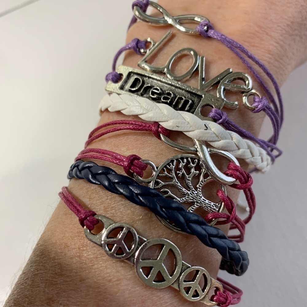 Fun and unique love friendship bracelet